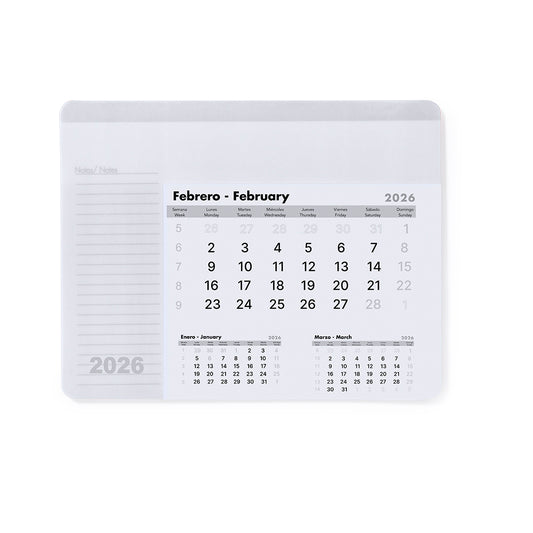 Alfombrilla Calendario Rendux